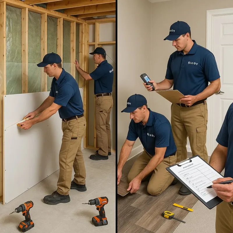 Repairs and Reconstruction process in Mount Carmel, TN
